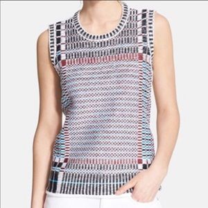 Tory Burch Sweater Jacquard Vest